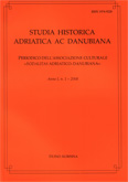 Studia historica Adriatica AC Danubiana